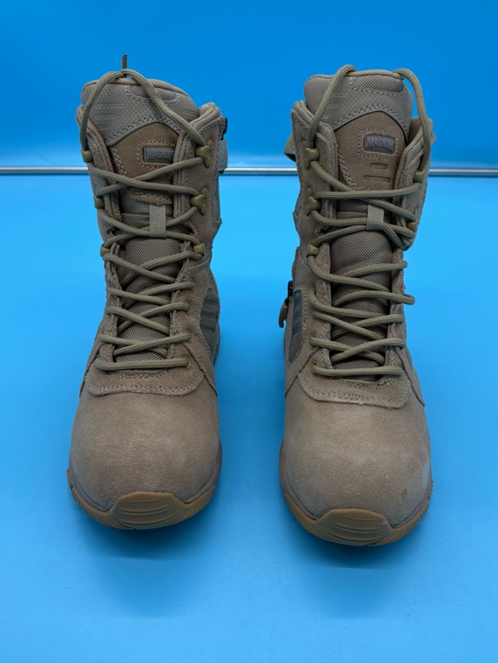 MAGNUM Mag Lynx 8" Tactical Boots Steel Toe  Men's Size 9 Beige